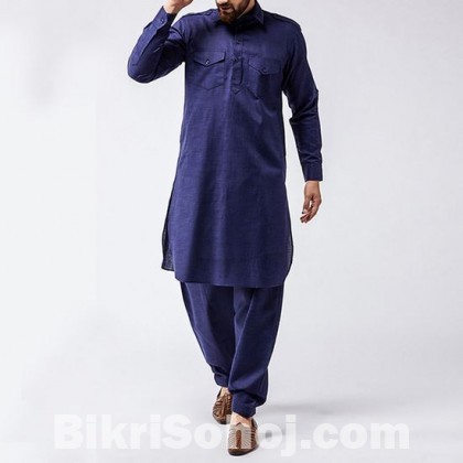 Men's Long Kabli Set